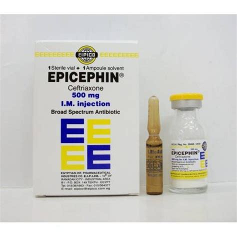 epicephin 500 mg i.v.vial