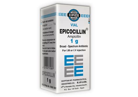 epicocillin 1 gm vial. i.m/i.v