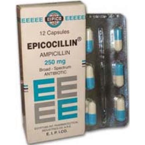 epicocillin 250mg 12 caps.