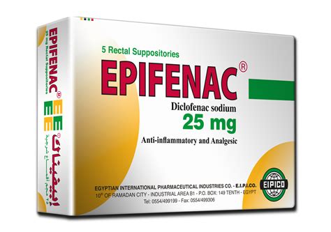 epifenac 25mg 5 supp.