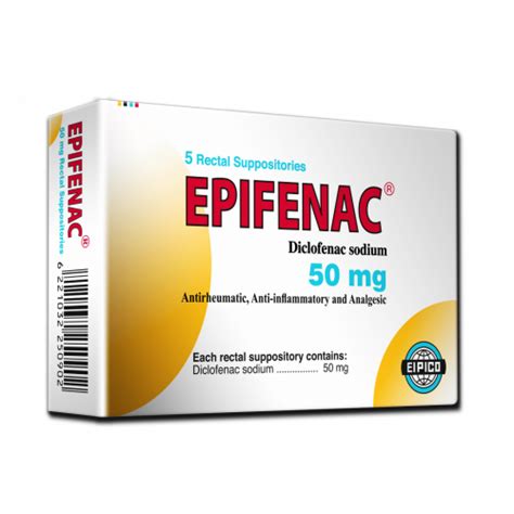 epifenac 50 mg 5 supp.