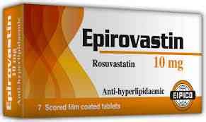 سعر دواء epirovastin 10 mg 7 scored f.c. tab