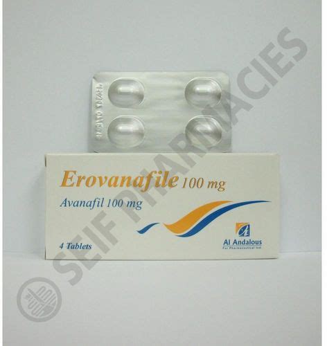 erovanafile 100 mg 4 tabs.