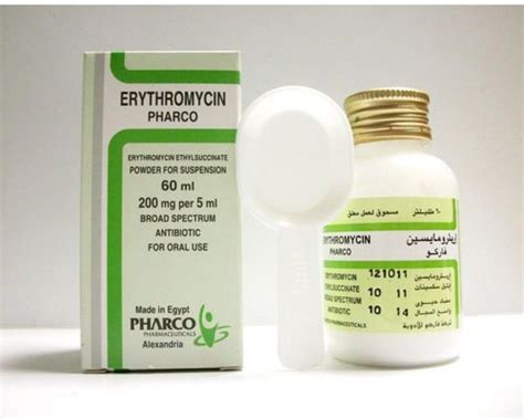 erythrocid 200 mg/5ml susp. 60ml