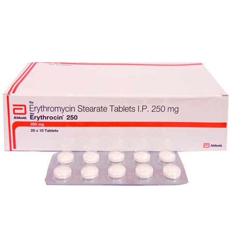 سعر دواء erythrocin 250 mg tab