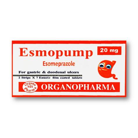 esmopump 20mg 14 e.c.tabs.
