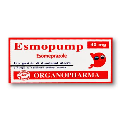 esmopump 40mg 14 f.c. tabs.