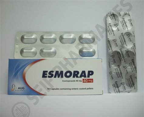 esmorap 40mg 14 caps.
