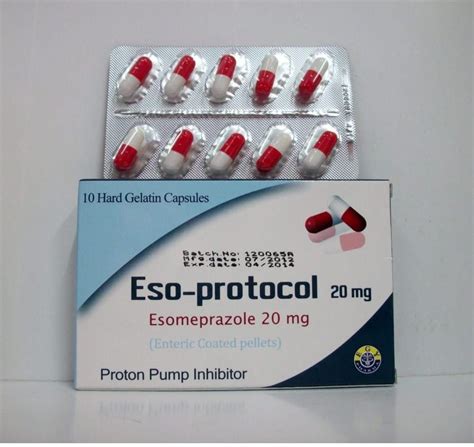 سعر دواء eso-protocol 20 mg 10 caps.