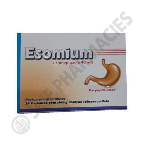 سعر دواء ايزوميوم 40مجم 14 كبسولة اس ار