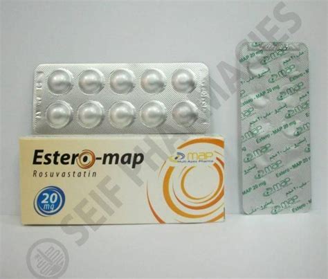 سعر دواء estero-map 20mg 20 f.c. tab.