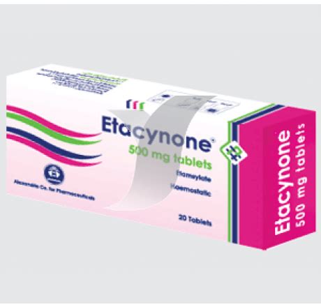 سعر دواء etacynone 500mg 20 tab.