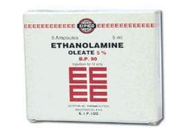 ethanolamine oleate 5% amp