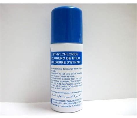 ethyl chloride 88gm/100ml topical spray