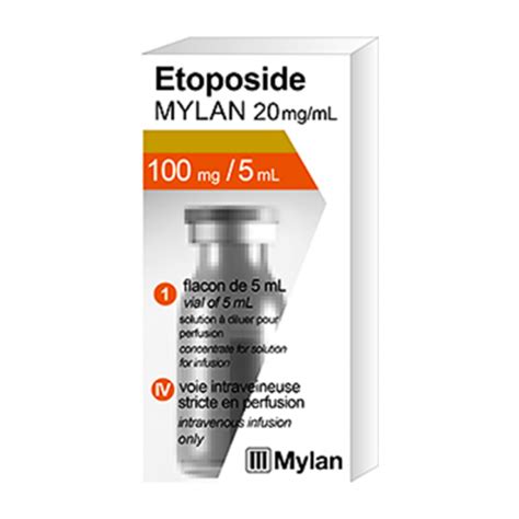 etoposide 100mg/5ml 10 vial