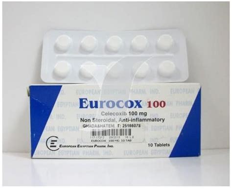 سعر دواء eurocox 100mg 10 tab.