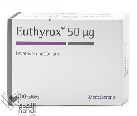 سعر دواء euthyrox 100mcg 50 tab.