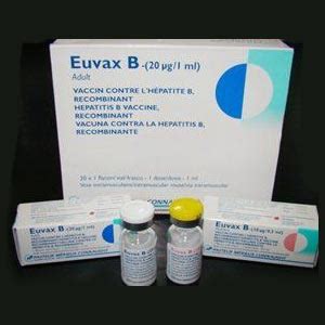euvax-b 20mcg/ml i.m (0.5ml) vial