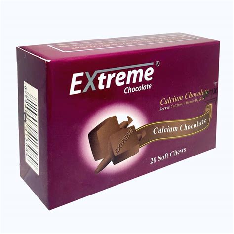 extreme axiona chocolate 20 soft chews pieces