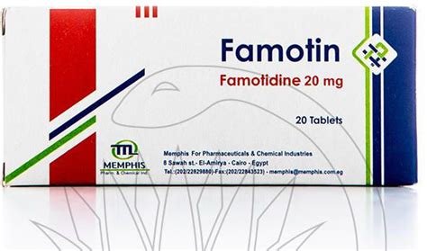 سعر دواء famotin 20mg 20tab.