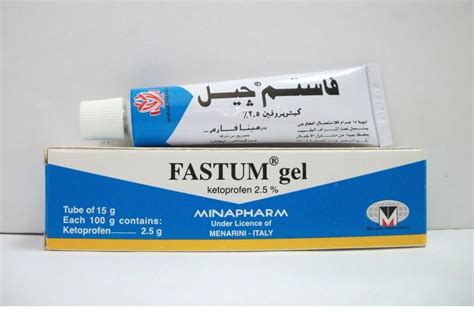 fastum 2.5% topical gel 15 gm