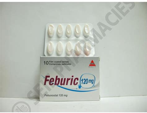 سعر دواء feburic 120 mg 10 f.c. tablets