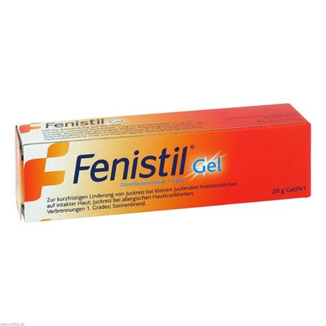 fenistil 0.1% topical gel 20 gm