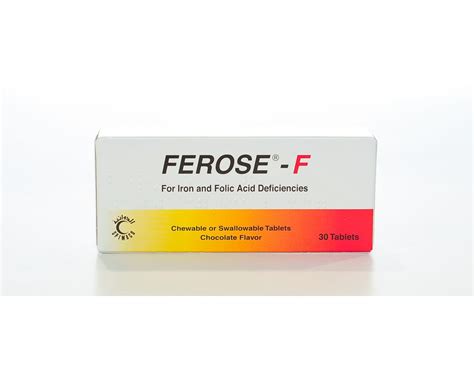 سعر دواء ferose-f 30 chewable tab.