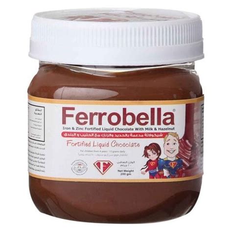ferrobella fortified liquid chocolate 200 gm