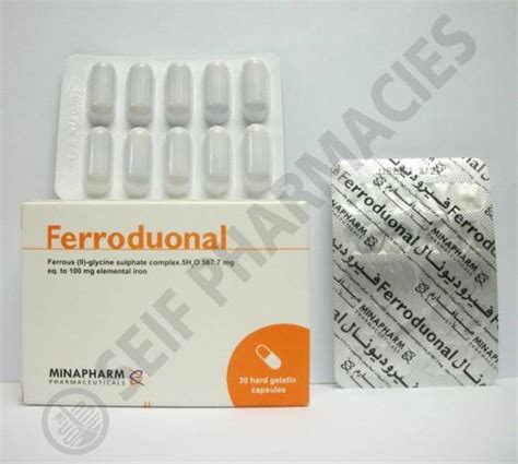 سعر دواء ferroduonal gyn 30 caps.