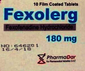 سعر دواء fexolerg 180 mg 10 f.c.tabs.