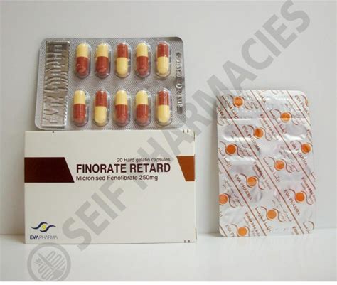 finorate retard 250mg 20 caps.