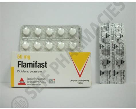 flamifast 50mg 30 orally disintegrating tabs.