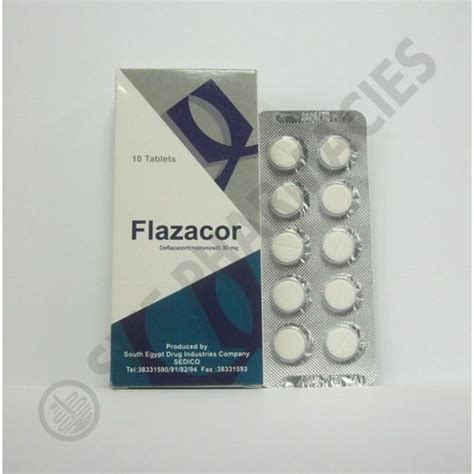 سعر دواء flazacor 30mg 10 tabs.