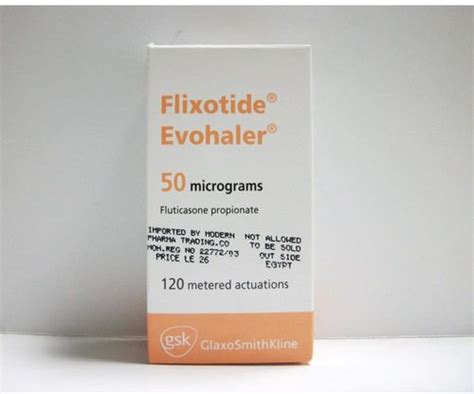 flixotid evohaler 50micro 120/dose aerosole