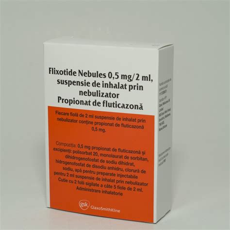 flixotide 0.5mg/2ml 10 inh. nebules