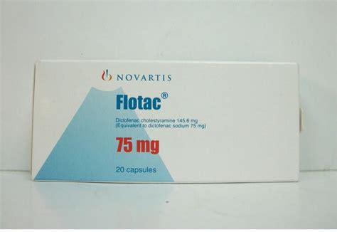 flotac 75mg 20 caps.
