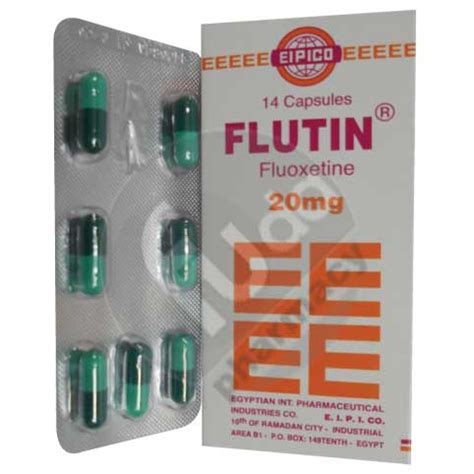 flutin 20mg 14 caps.