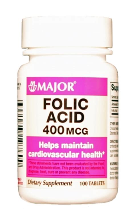 folic acid 400 mg 56 tab