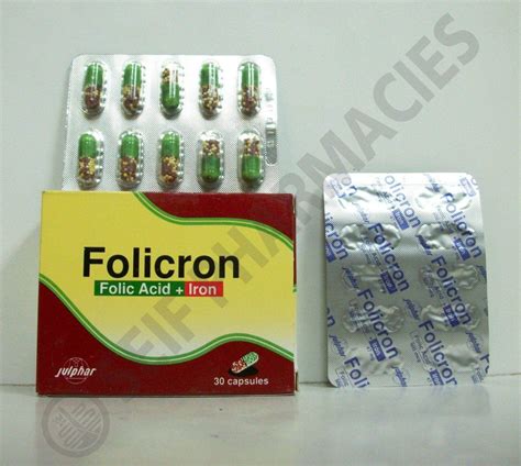 سعر دواء folicron 30 caps.