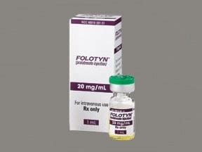 folotyn 20mg/ml vial for i.v. inf.