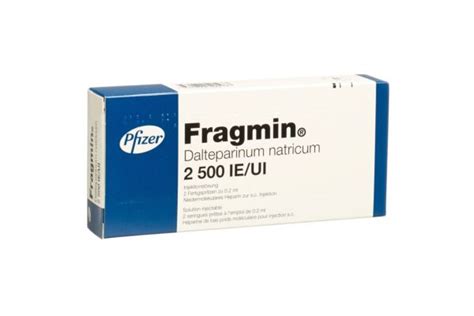 fragmin 2500i.u./0.2ml 10 prefilled syringe