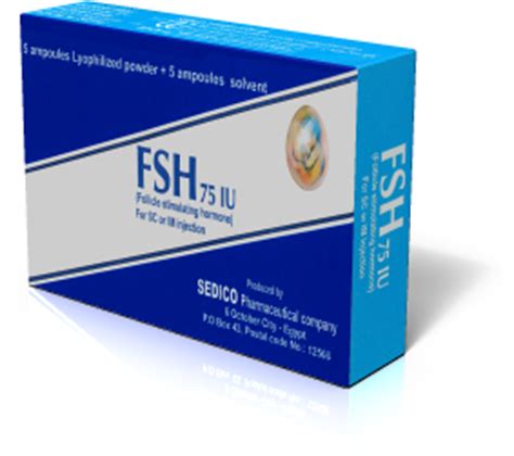 سعر دواء fsh 75 i.u/1 ml amp of lyophilized powder.