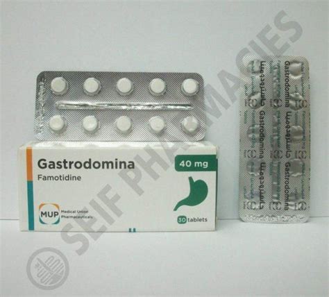 سعر دواء gastrodomina 40mg 30 tab.
