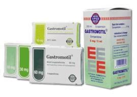 gastromotil 10mg 5 supp. (cancelled)