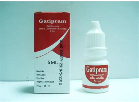 سعر دواء gatipram 3mg/ml ophth. soln. 5 ml