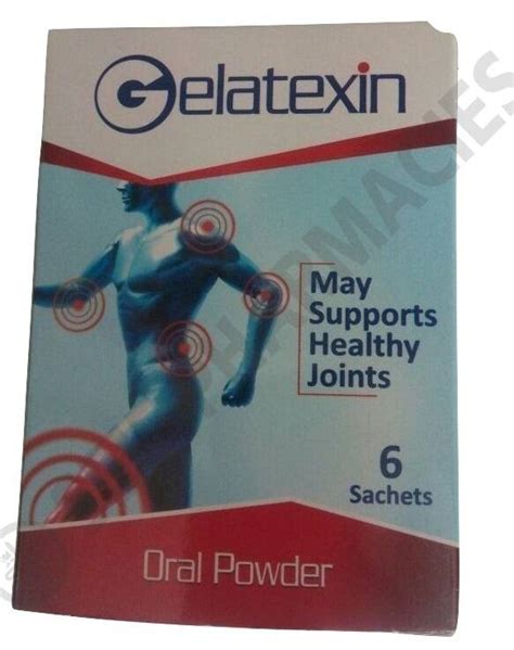 gelatexin oral pwd. 6 sachets