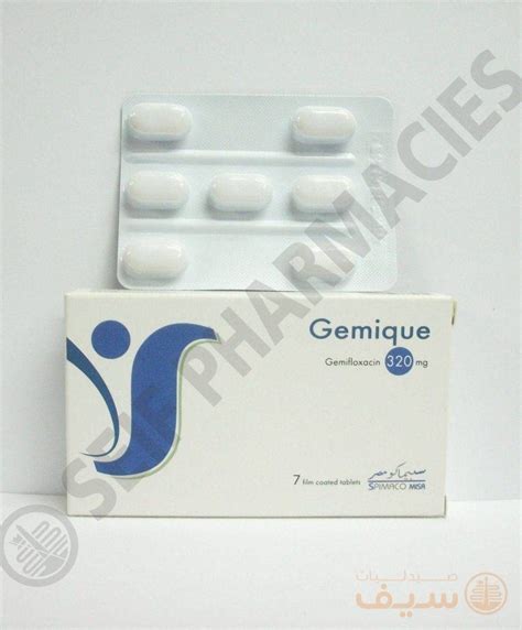 سعر دواء gemique 320mg 7 f.c. tab.