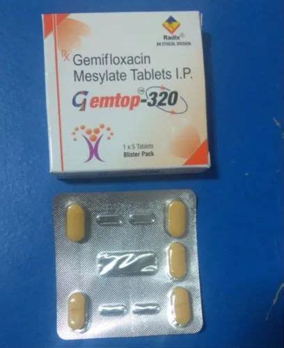 gemoxacin 320 mg 5 f.c. tab.