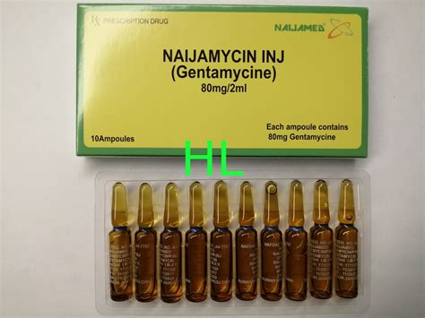 سعر دواء gentamicin-alex 80mg/2ml 3 amp. i.m/i.v inj.